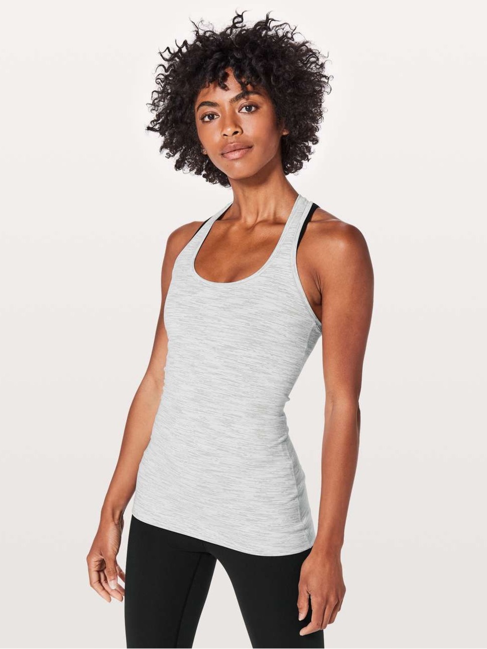 Lululemon Cool Racerback II Wee Are From Space Nimbus Battleship Size 6